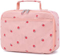 Bluboon Kids Girls Pink Strawberry Lunch Box