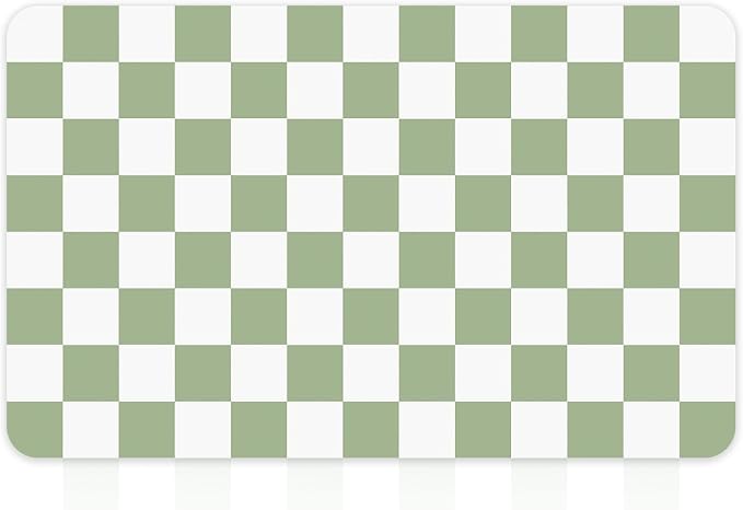 12" x 20" Checkered Dish Drying Mat - Image 9