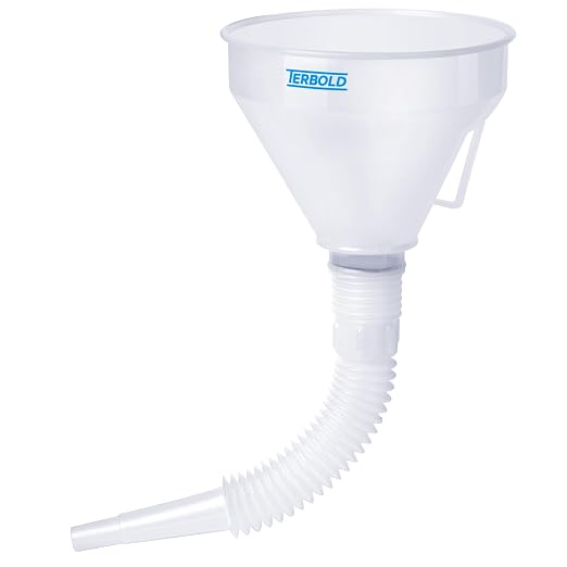 Automotive Flex Funnel with Hose | Wide Mouth Flexible Oil Funnel by Terbold