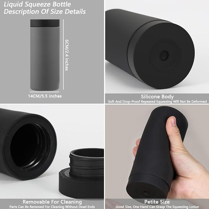 Soap Dispenser Dish Soap Silicone Dispenser Liquid Dish Soap Dispenser Squeeze - Image 7