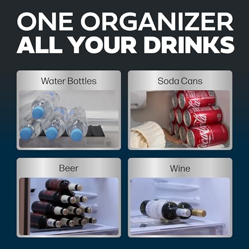 Cooks Innovations Drink Organizer for Fridge, 1 Pack Soda Can