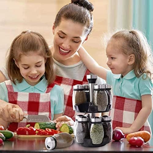 Revolving Spice Rack Organizer Countertop, Spinning Spice Storage Rack