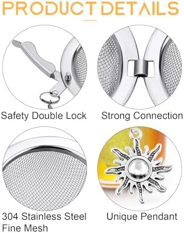 TeaSanavie 2-Pack Celestial Tea Infuser – Live by the Sun, Love by the