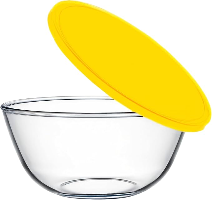 4.7QT Large Glass Mixing Bowl by Unknown