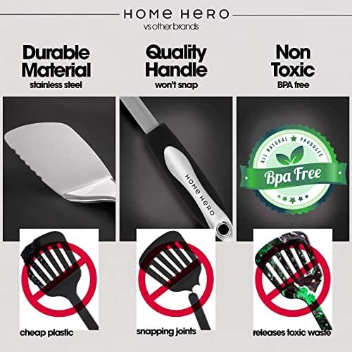 Home Hero 41-Piece Stainless Steel Kitchen Utensils Set