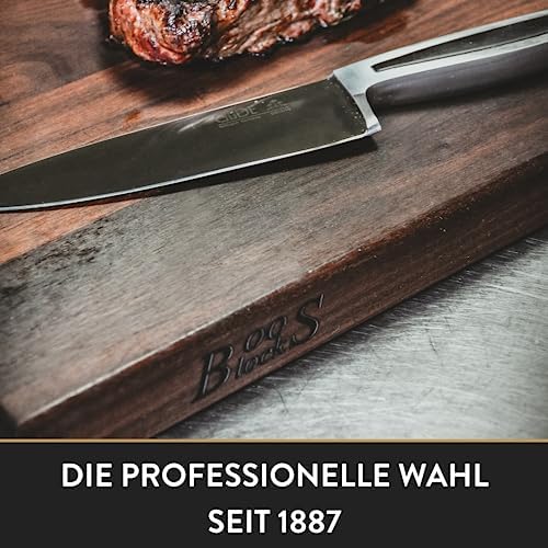 Boos Chop-N-Serve Walnut Chopping Board, 30.5 x 20 x 2.5 cm
