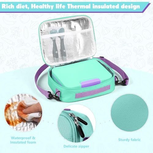 WyfKyd Bento Lunch Box Set with Soup Thermo Food Container for Kids
