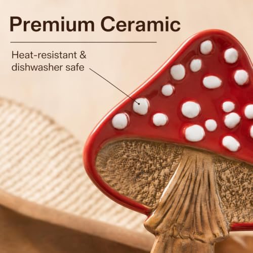 Spoon Rest Spoon Holder For Stove Top Cute Mushroom Spoon Rest For