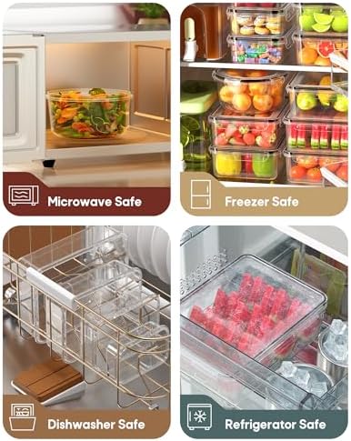 60 PCS Food Storage Containers with Lids