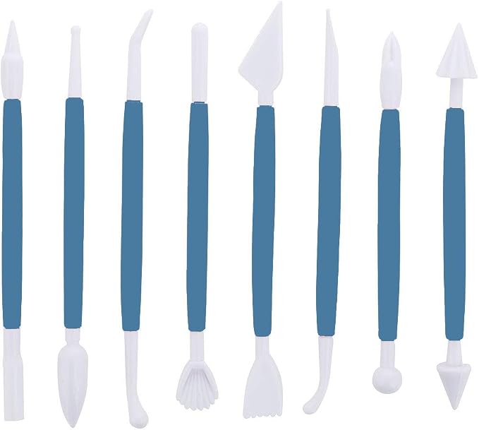 ScivoKaval Marshmallow Fondant Cake Decorating Hand Tool 12 Pcs 5 Sets - Image 2
