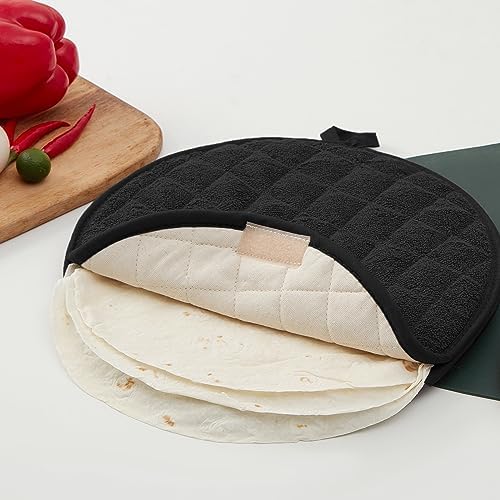 Tortilla Warmer,Tortilla Server,Pancake Keeper,Size 12”&10” High