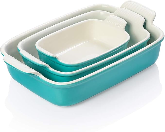 Sweejar Baking Pans Set, Ceramic 9x13 Baking Dish by Sweejarco1949