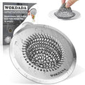 Kitchen Sink Drain Strainer Basket, Reversible Chain Mesh