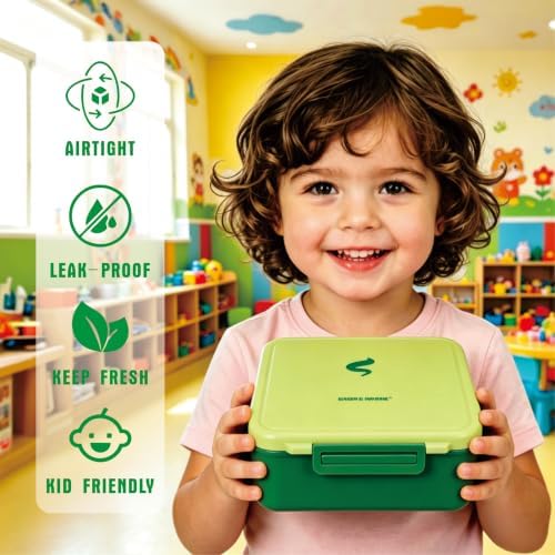 Kids Bento Lunch Box with 10 oz Insulated Food Jar for School