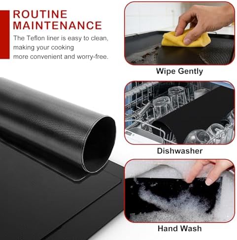 5pcs Reusable Air Fryer Oven Liners Compatible with Chefman XL 10QT