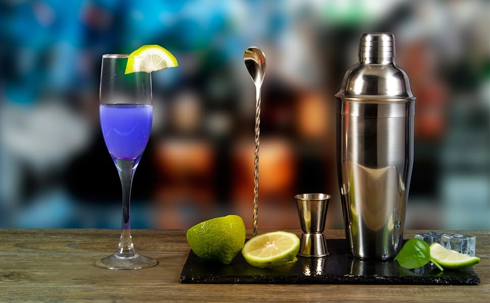 25oz Cocktail Shaker Set Martini Shaker Set with Margarita Mixer Drink