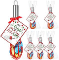 Nuogo 24 Sets Christmas Neighbor Whisks Gifts with Cards, 8 Inch