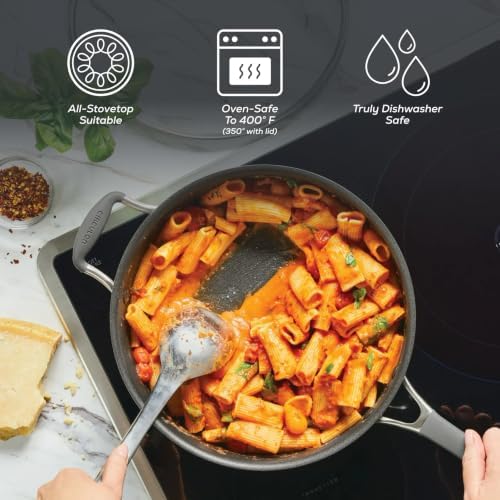 Circulon A1 Series Nonstick Induction Sauté Pan with Lid, 5-Quart