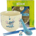 Stitch Ramen Bowl Set, 20oz Ceramic Instant Noodle Bowl, Chopsticks