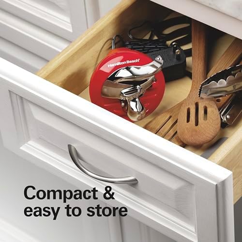 Hamilton Beach Walk 'n Cut Electric Can Opener for Kitchen, Use On Any
