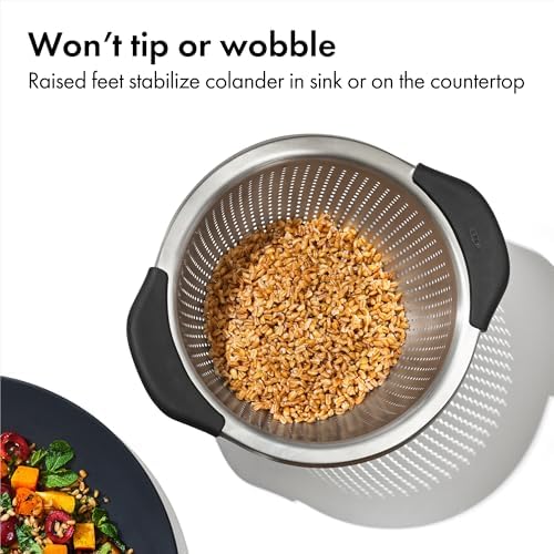 OXO Good Grips Strainer - 5 Qt Capacity, Stainless Steel