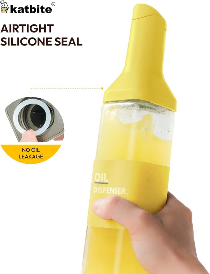 katbite 16oz Glass Olive Oil Dispenser Bottle - Image 7