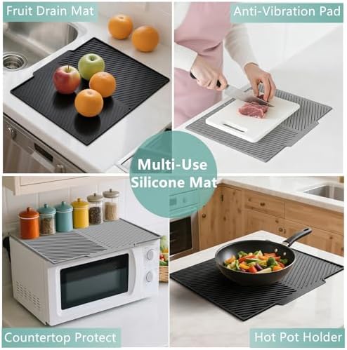 Dish Drying Mat, Silicone, 20" x 17"