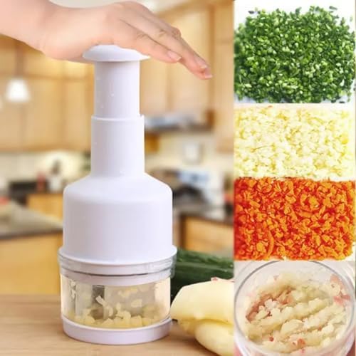 Manual Vegetable & Food Chopper – Handheld Onion, Garlic, Nut & Veggie