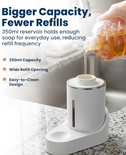 Everlasting Comfort Touchless Soap Dispenser, 350ml/12 oz