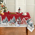 Horaldaily Christmas Tablecloth 60 x 104 Inch Rectangular Winter