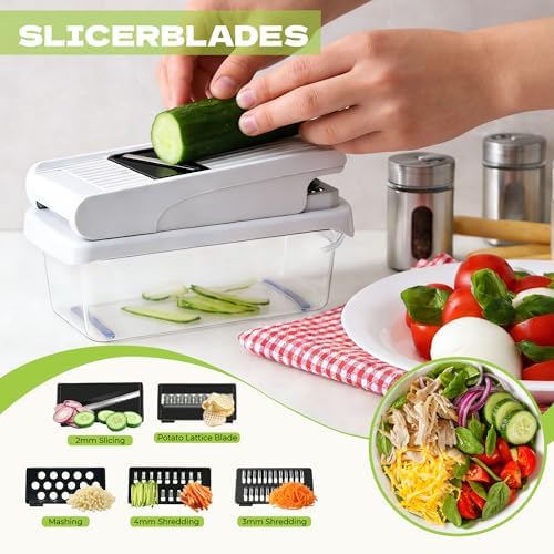Veggie Chopper and Onion Dicer with Spiralizer