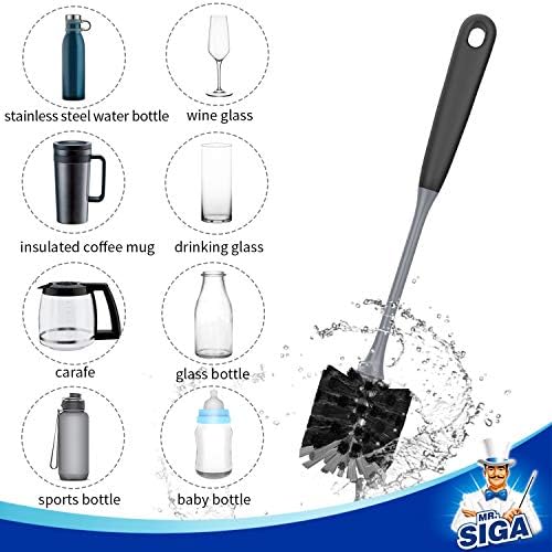 MR.SIGA Long Handle Water Bottle Brush