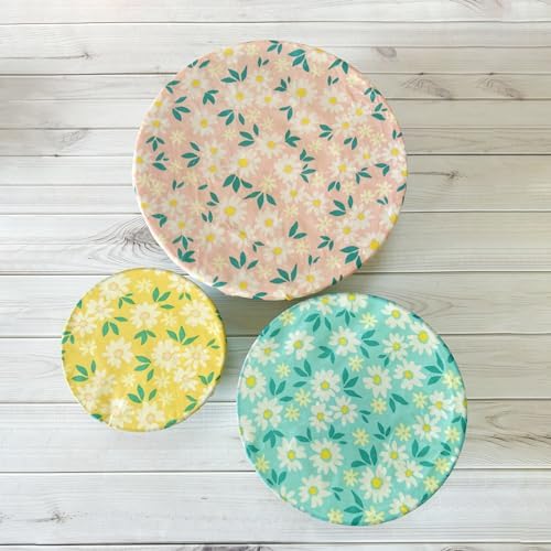 Reusable Beeswax Bowl Covers - Food Cover Stretch Edging, Stretchable