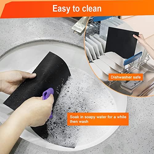 BYKITCHEN Reusable 11x12 Inch Air Fryer Oven Liners for Ninja SP151