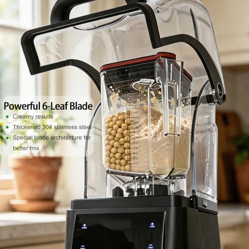 2200W Blender, 5 Min Timer, 9 Speeds