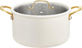 BEZIA Large Stainless Steel Stock Pot, 12 Quart Large Cooking Pot by BEZIA