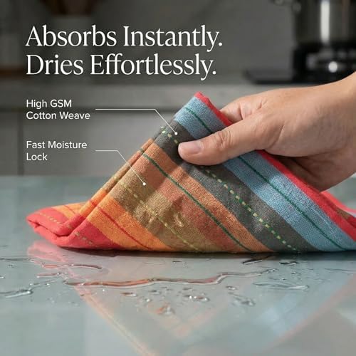 Urban Villa Kitchen Towels 100% Cotton Dish Towels for Kitchen