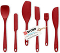 DI ORO 6-Piece Silicone Spatula Set by DIORO