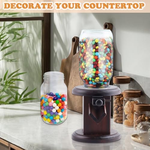 Wooden Candy Dispenser, M&M Dispenser, Cereal Dispenser Countertop