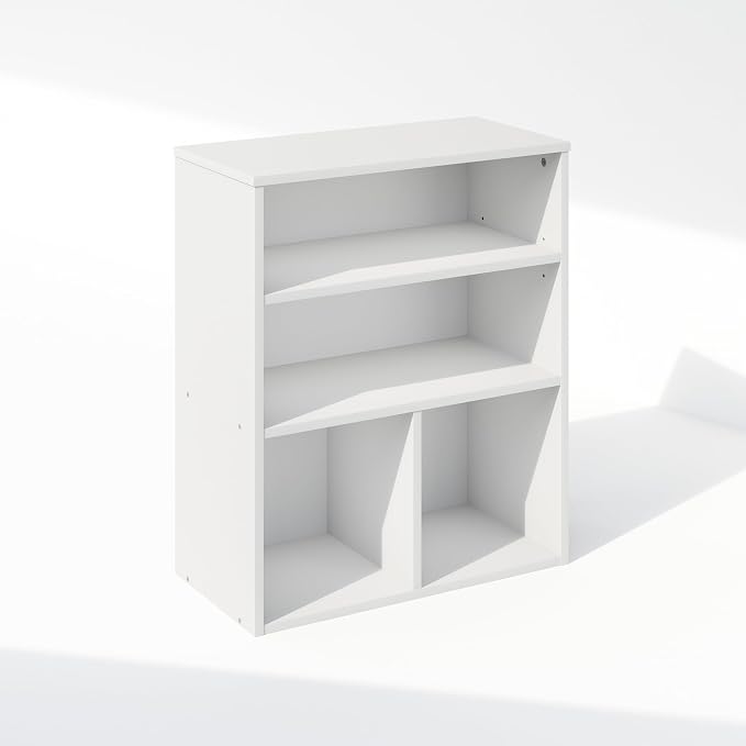 Furinno Reed Closet Organizers and Storage, 3-Tier Closet Organizer, Open Shelf - Image 3
