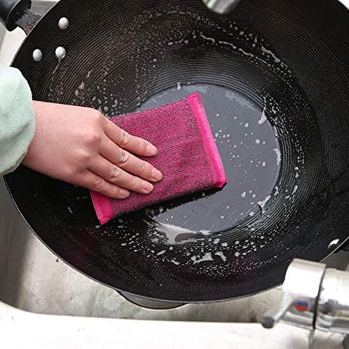 6 Pieces Non-Scratch Scrub Sponges Pads, Cleaning Scrub Sponge, Dish Wash Sponge - Image 6