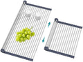 BBXTYLY Extra Large Expandable Roll Up Dish Drying Rack,Over The Sink