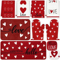 Tieshankao 10Pcs Valentines Day Kitchen Decor Set Towels Pot Holders