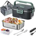 100W Electric Lunch Box for Adults 1.8L Portable Heated Lunch Box