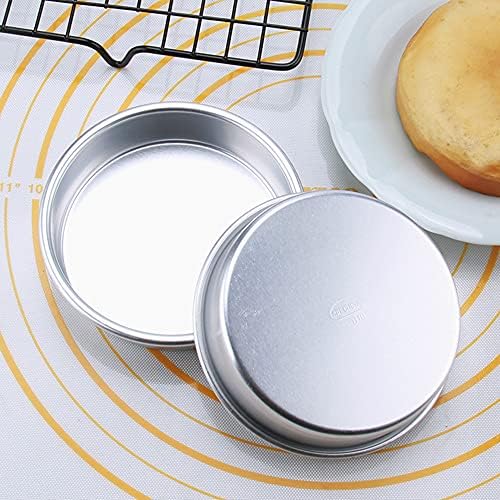 4 Inch Mini Cake Pan Set, 4 PCS Round Cake Pans Round Baking, Healthy