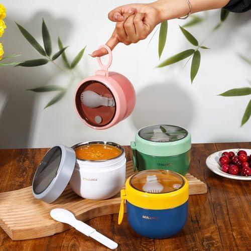 4pcs Overnight Oat Containers with Lids and Reusable Plastic
