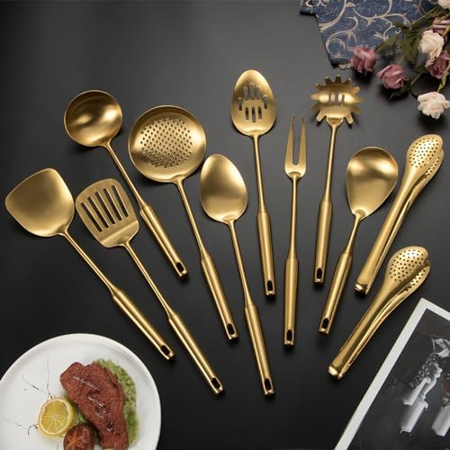304 Stainlss Steel Kitchen Utensils Set, 11 Pcs