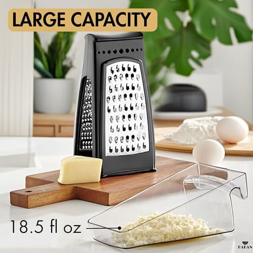 HAKAN Handheld Cheese and Vegetable Grater, 18.5 oz Box
