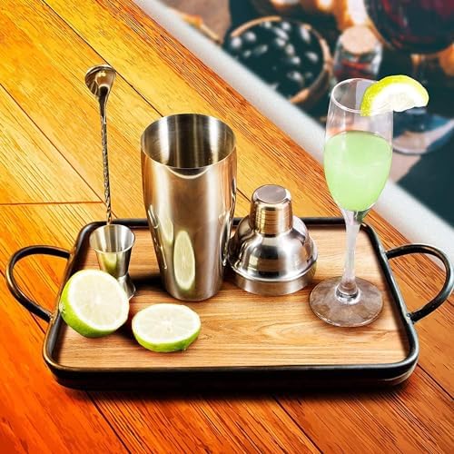 WPHUAW 24oz Cocktail Shaker Bar Set-Professional Margarita Mixer Drink