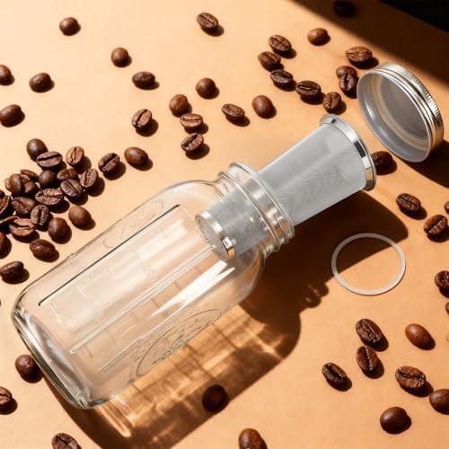 Goaste 3 Pack Cold Brew Coffee Filter for 32oz / 1Quart Wide Mouth